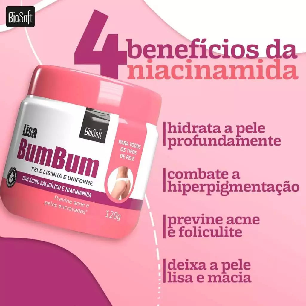 Kit Bumbum Lisinho + Creme Clareador
