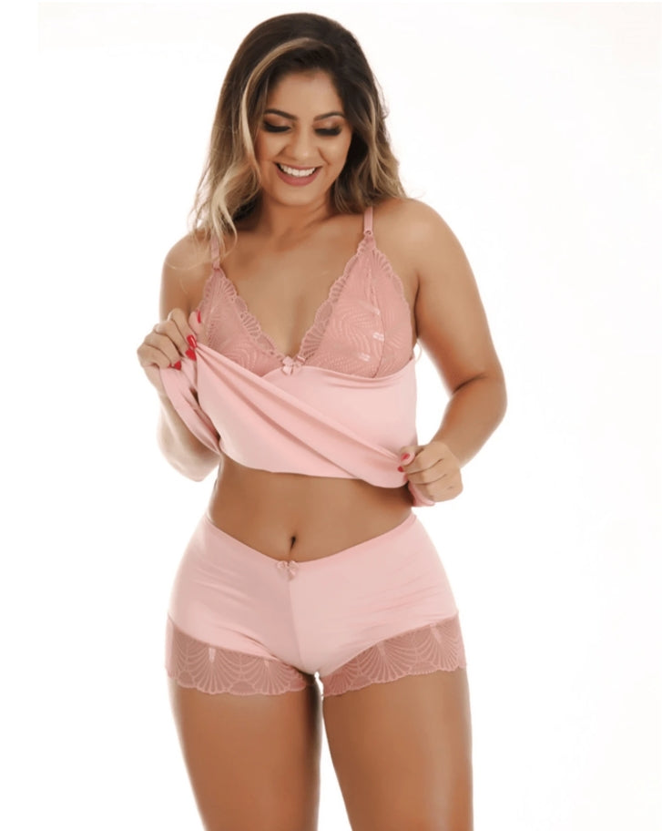 Pijama BabyDoll Feminino