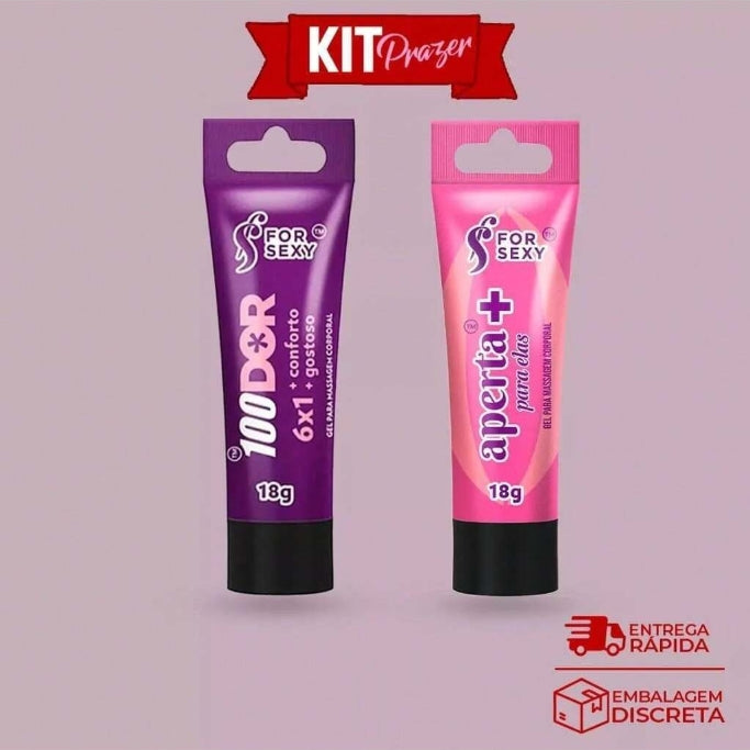 Kit Casal SexShop – Prazer Sem Limites