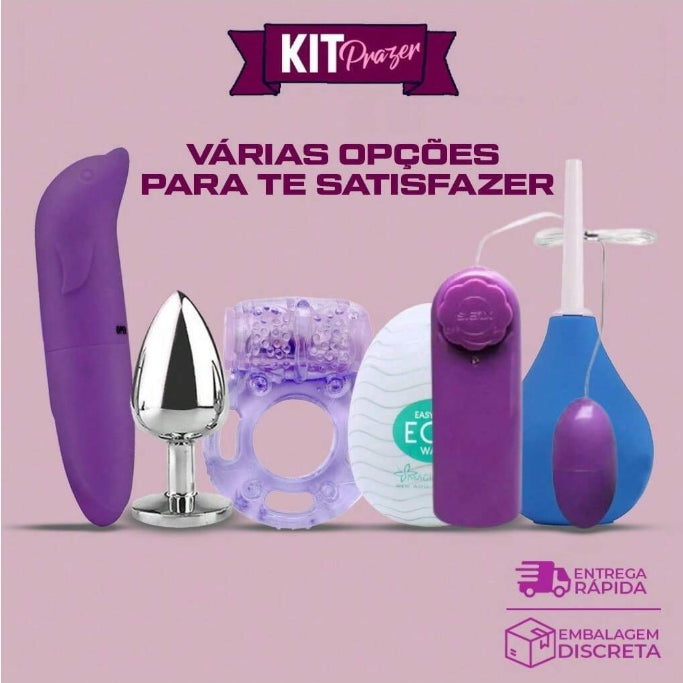 Kit Sensações 6 em 1 – Exploração e Prazer Completo!