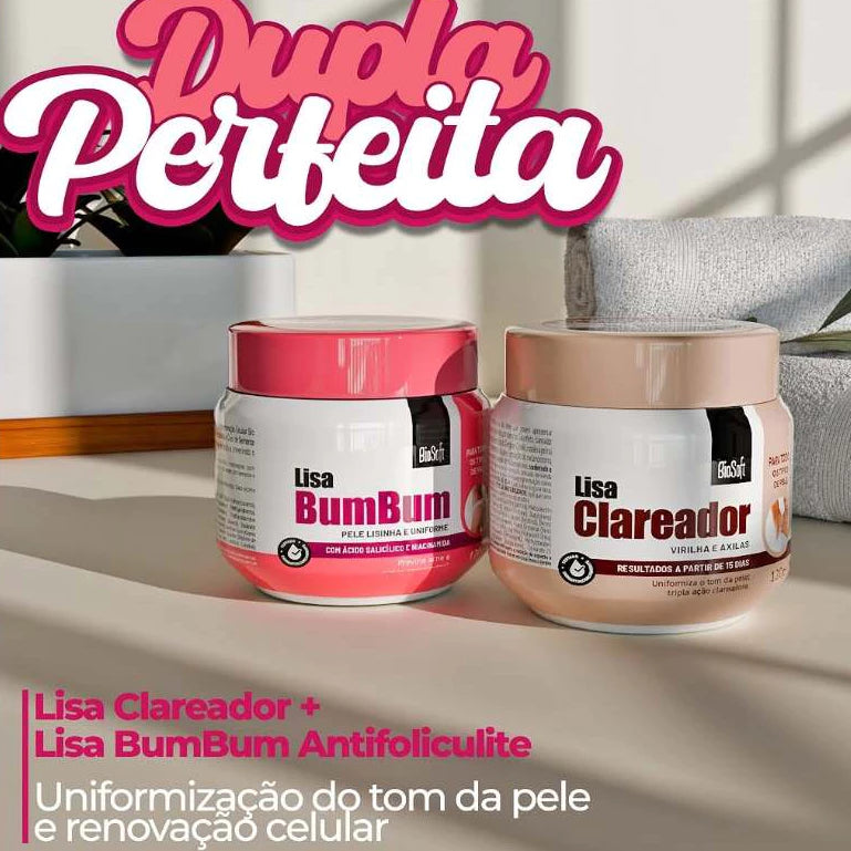 Kit Bumbum Lisinho + Creme Clareador